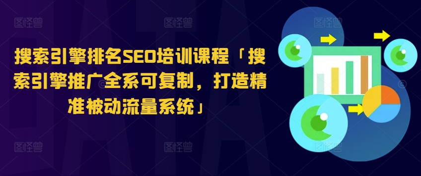 搜索引擎排名SEO培训课程「搜索引擎推广全系可复制，打造精准被动流量系统」-燎原社