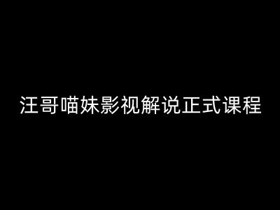 汪哥影视解说正式课程：剪映/PR教学/视解说剪辑5大黄金法则/全流程剪辑7把利器等等-燎原社