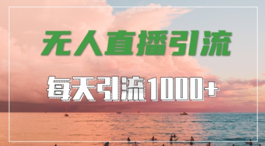 抖音快手视频号全平台通用，无人直播引流法，超暴力引流1000+高质量精准创业粉【揭秘】-燎原社